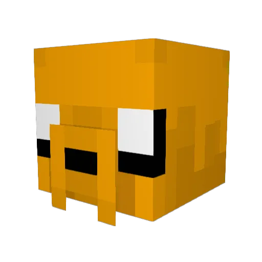 pythonizthicc Minecraft avatar head, 3D render