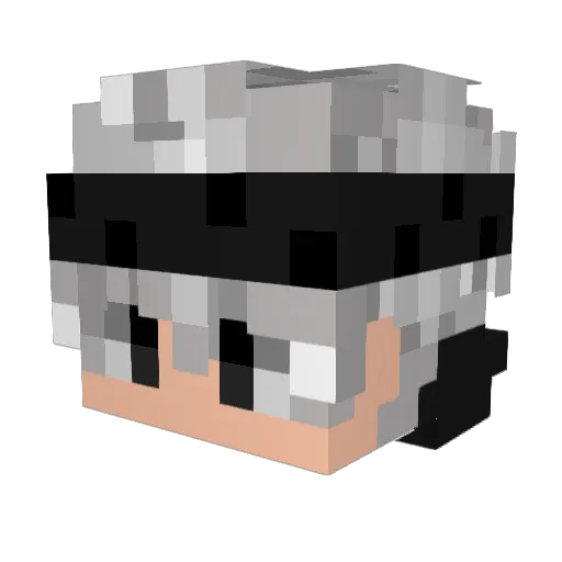 pyticha Minecraft avatar head, 3D render