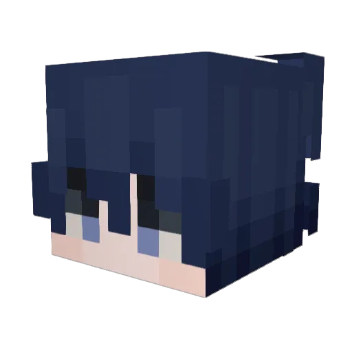 pytre08 Minecraft avatar head, 3D render