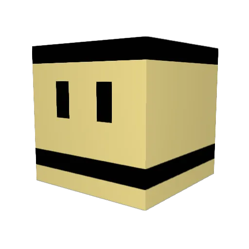 pyv2 Minecraft avatar head, 3D render