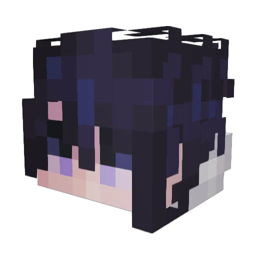 pyxlesly Minecraft avatar head, 3D render