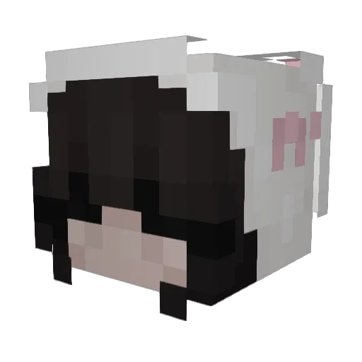 pyzem Minecraft avatar head, 3D render