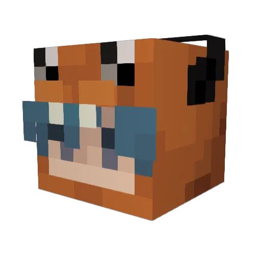 Minecraft-Avatar von pzlpa: Kopf als 3D-Render