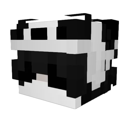 pzml Minecraft avatar head, 3D render