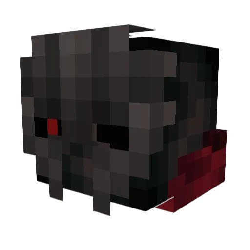 pzw Minecraft avatar head, 3D render