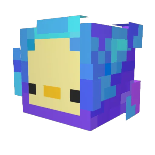pzzl123 Minecraft avatar head, 3D render