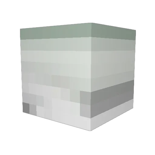 q0zg Minecraft avatar head, 3D render