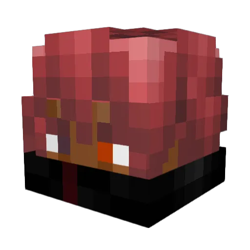 q1bz Minecraft avatar head, 3D render