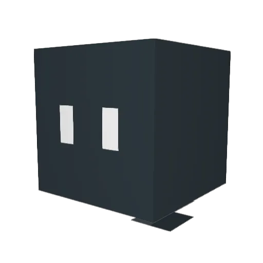 q1su Minecraft avatar head, 3D render