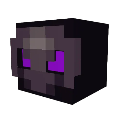 q6x Minecraft avatar head, 3D render