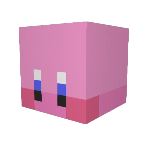 q8rb Minecraft avatar head, 3D render