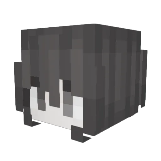 q8ya Minecraft avatar head, 3D render