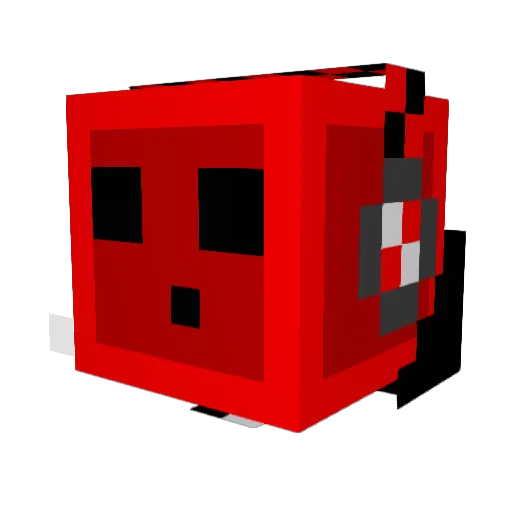 qAlcatraz Minecraft avatar head, 3D render