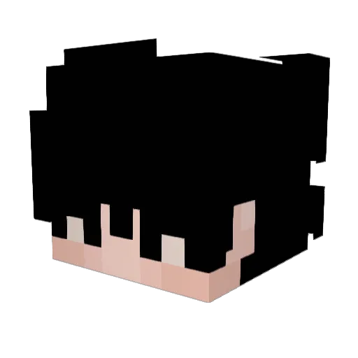 qIkare Minecraft avatar head, 3D render