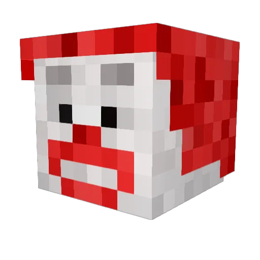 qIowin Minecraft avatar head, 3D render