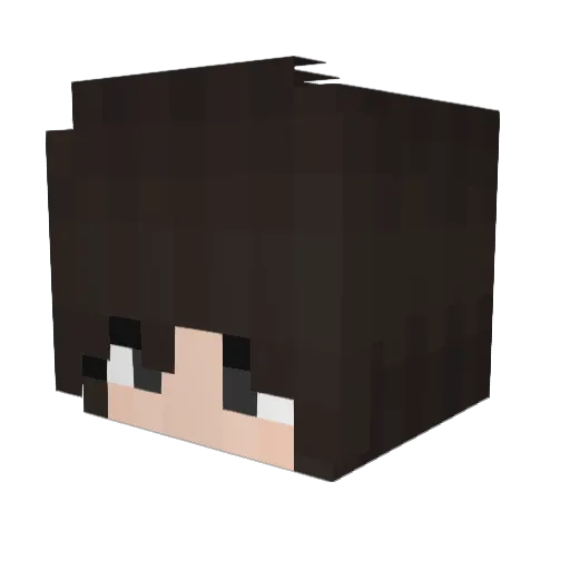 qLeyla Minecraft avatar head, 3D render