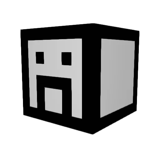 qO8Op Minecraft avatar head, 3D render