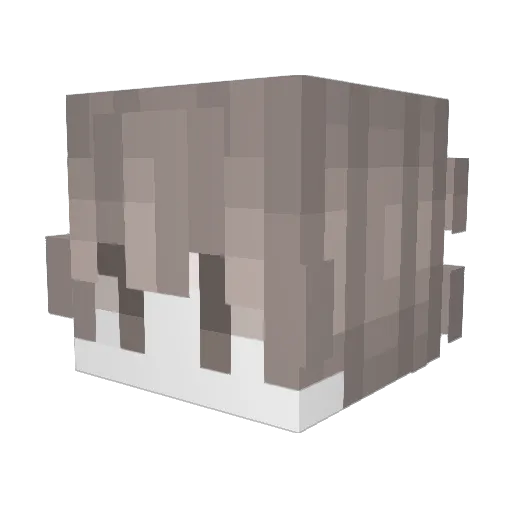 qReiss Minecraft avatar head, 3D render