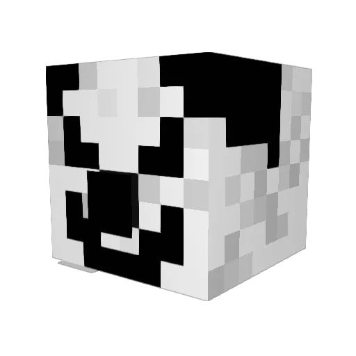 qTristan Minecraft avatar head, 3D render