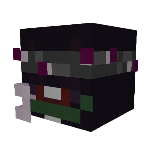 qX37V Minecraft avatar head, 3D render