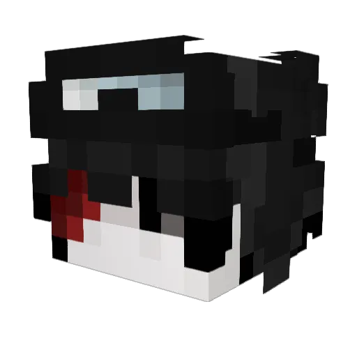 q_Swift Minecraft avatar head, 3D render