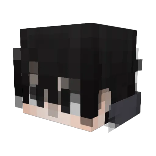 q_cookies_p Minecraft avatar head, 3D render