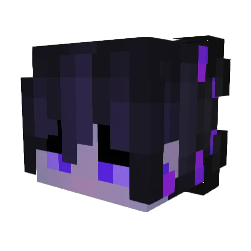 qa_Tempest Minecraft avatar head, 3D render