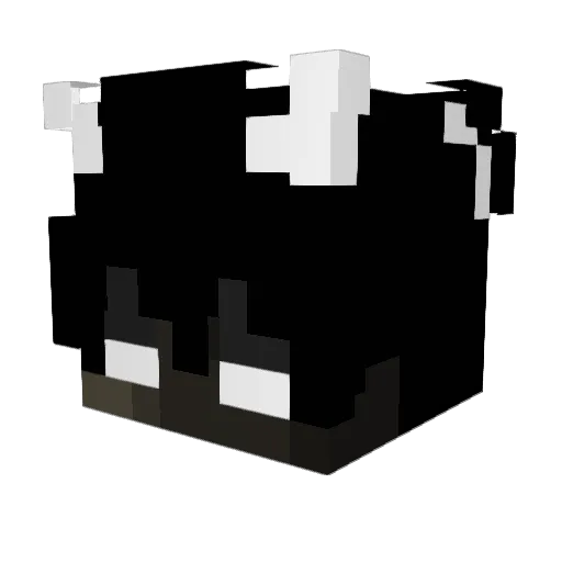 qatv Minecraft avatar head, 3D render