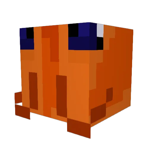 qaurtter Minecraft avatar head, 3D render