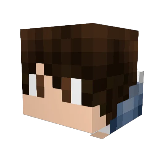 qavankahlon11 Minecraft avatar head, 3D render