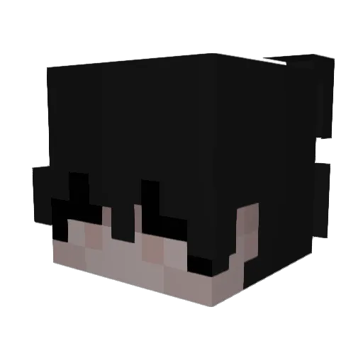 qavp Minecraft avatar head, 3D render