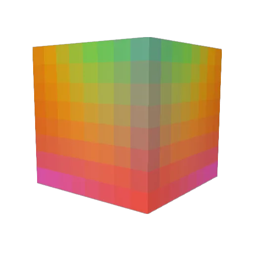 qbytes Minecraft avatar head, 3D render