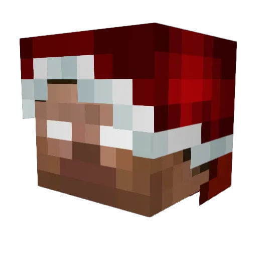 qcraftpl Minecraft avatar head, 3D render