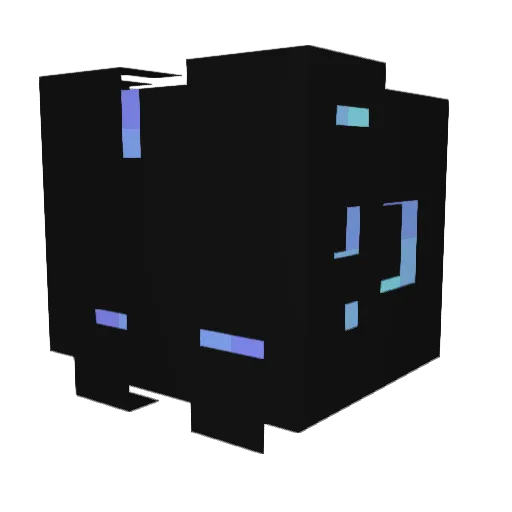 qerkses Minecraft avatar head, 3D render