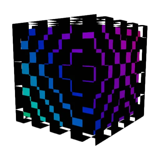 qfed2 Minecraft avatar head, 3D render