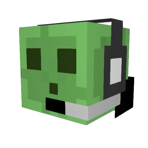 qgy246 Minecraft avatar head, 3D render