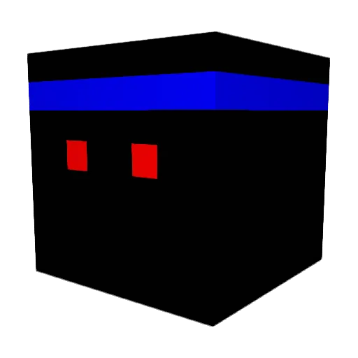 qhgud25 Minecraft avatar head, 3D render