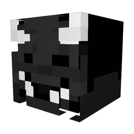 qht01 Minecraft avatar head, 3D render