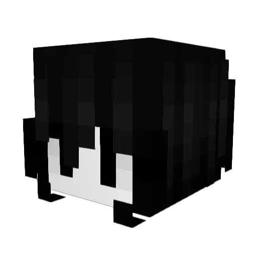 qhz0 Minecraft avatar head, 3D render