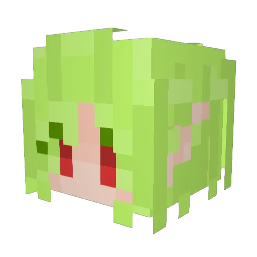 qianfeng110 Minecraft avatar head, 3D render