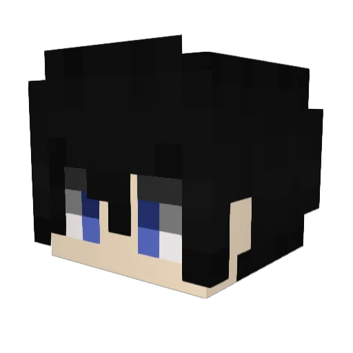qianmo205 Minecraft avatar head, 3D render