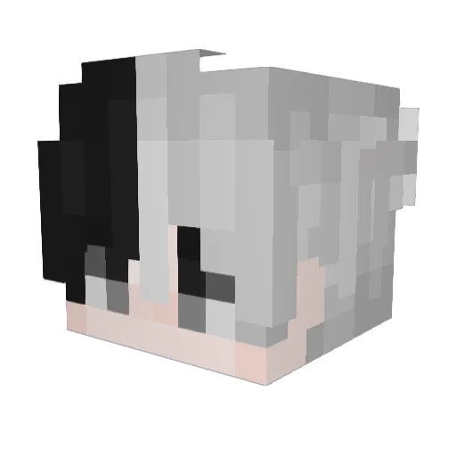 qiansheng3 Minecraft avatar head, 3D render