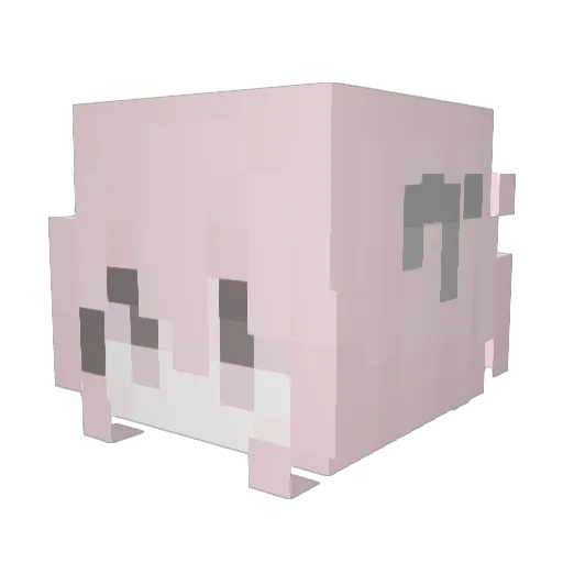qiansui520 Minecraft avatar head, 3D render