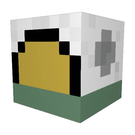 qianyushen Minecraft avatar head, 3D render
