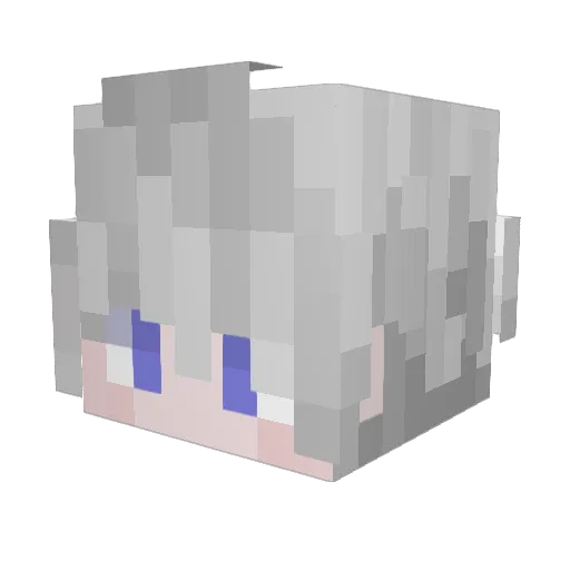 qingmu9527 Minecraft avatar head, 3D render