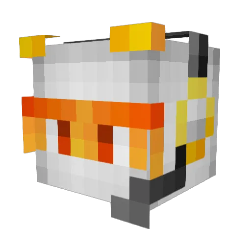 qingxu0812 Minecraft avatar head, 3D render