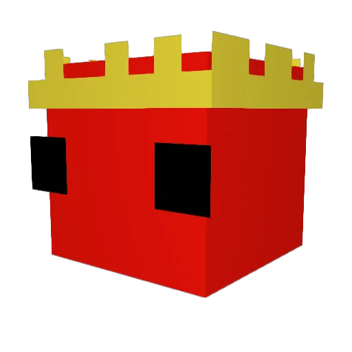 qiro_X Minecraft avatar head, 3D render