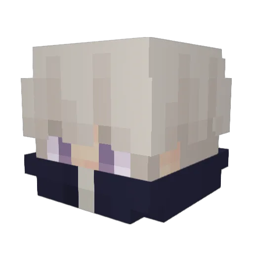qisorh Minecraft avatar head, 3D render