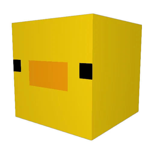 qiupalong Minecraft avatar head, 3D render