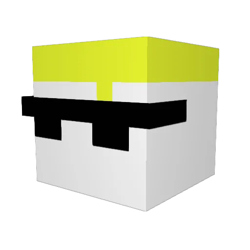 qiyu0 Minecraft avatar head, 3D render